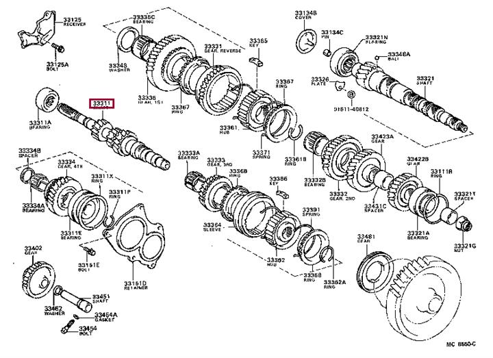 9052027047 Toyota Locking Ring
