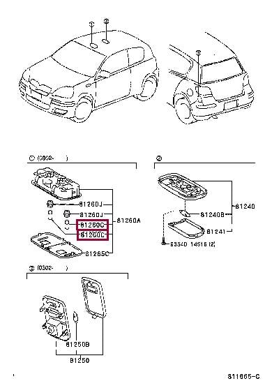 90981WB002 Toyota Halogen lamp 12V
