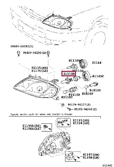 Toyota 90981-WD002 Halogen lamp 12V 90981WD002 90981WD002 Toyota Halogen lamp 12V