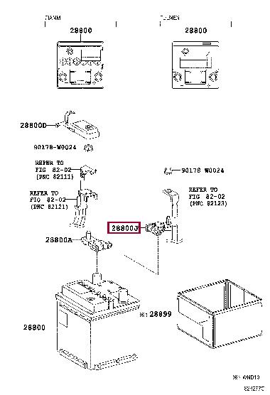 9098206024 Toyota Jump Start Point