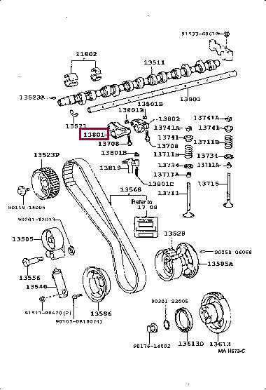 Buy Toyota 13801-17010 at a low price in United Arab Emirates!