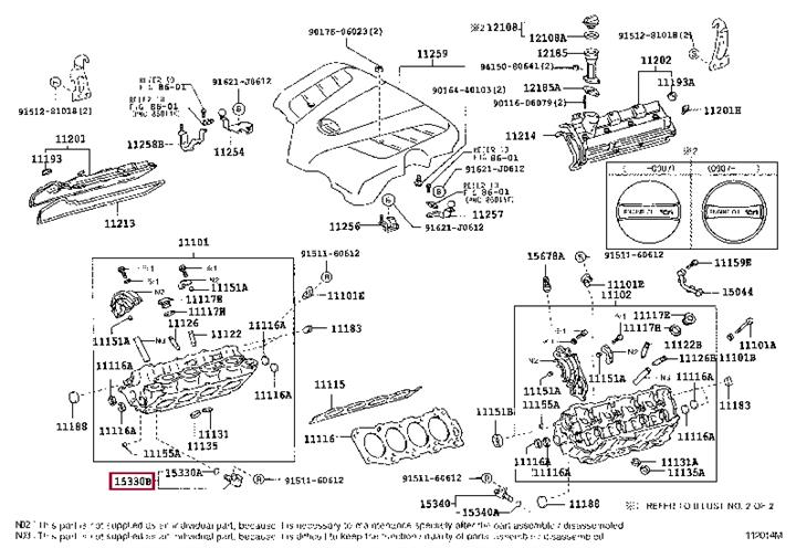 Buy Toyota 15330-50011 at a low price in United Arab Emirates!