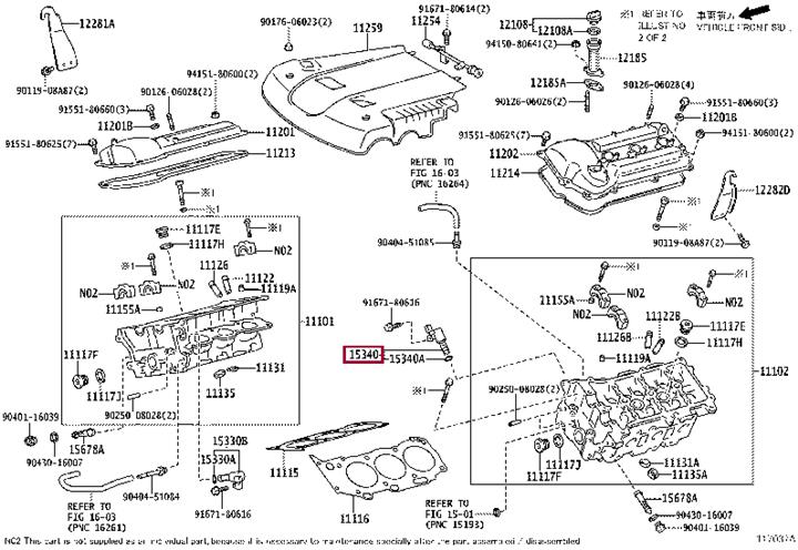 Toyota 15340-31010 Auto part 1534031010 1534031010 Toyota Auto part