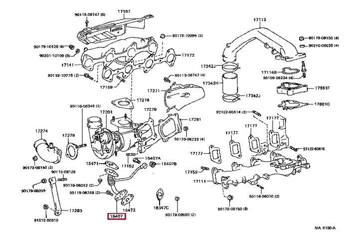 1540767010 Toyota Lubrication system tube