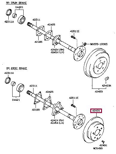 4243130160 Toyota Brake disc