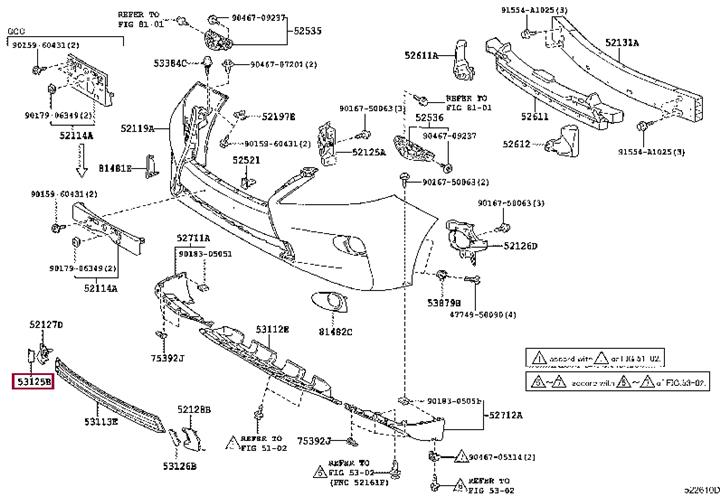 5312548090 Toyota Molding