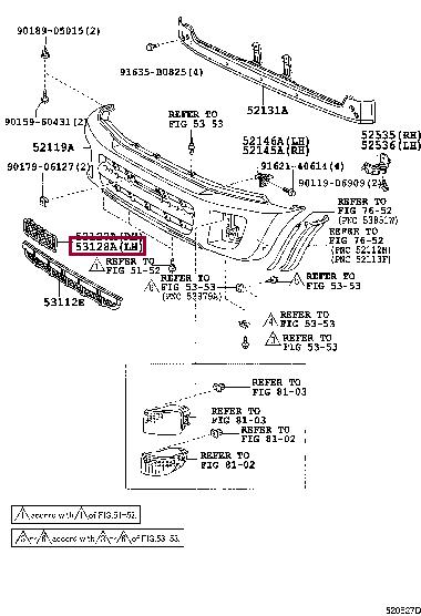 Buy Toyota 53128-42030 at a low price in United Arab Emirates!