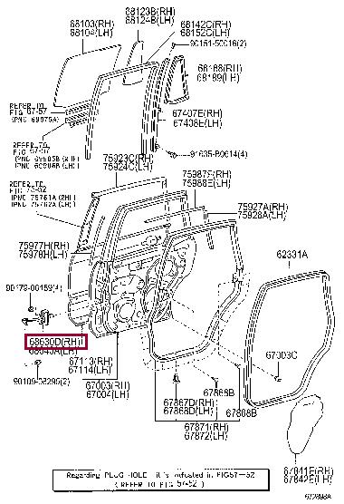 6863060100 Toyota Door limiter