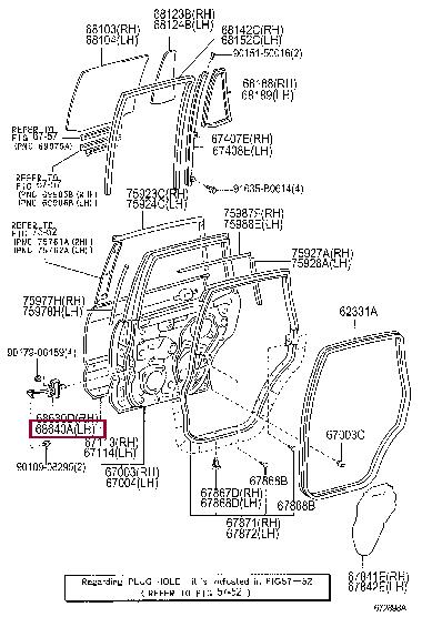 6864060090 Toyota Door limiter