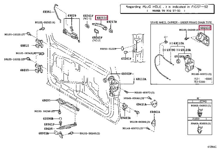 6902360012B0 Toyota Handle-assist