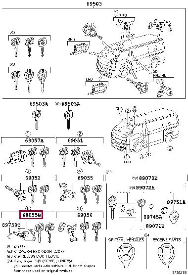 6905526130 Toyota Auto part