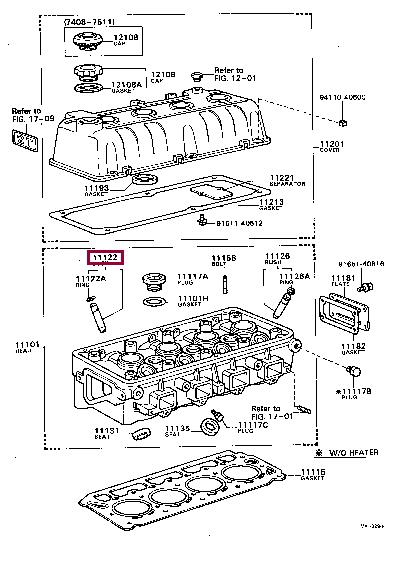 1112225021 Toyota Valve guide