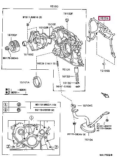 1519774030 Toyota Gasket