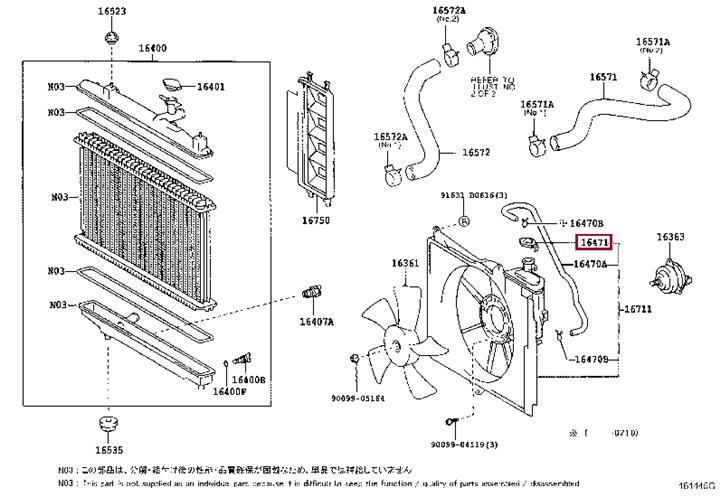 Toyota 16471-23010 Radiator caps 1647123010