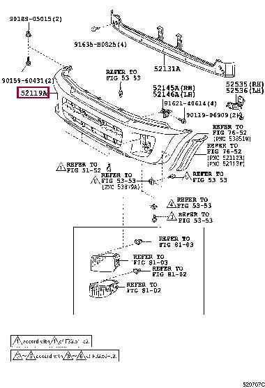 Buy Toyota 52119-42281 at a low price in United Arab Emirates!