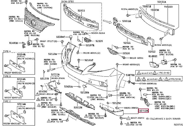 5271248030 Toyota Molding