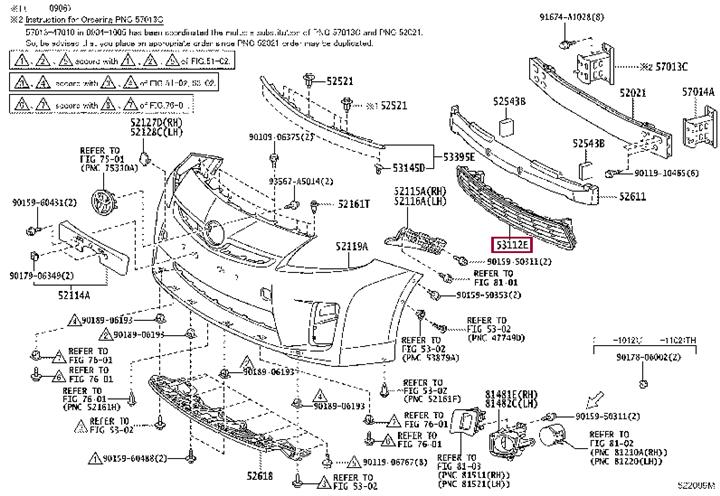 Buy Toyota 53102-47020 at a low price in United Arab Emirates!