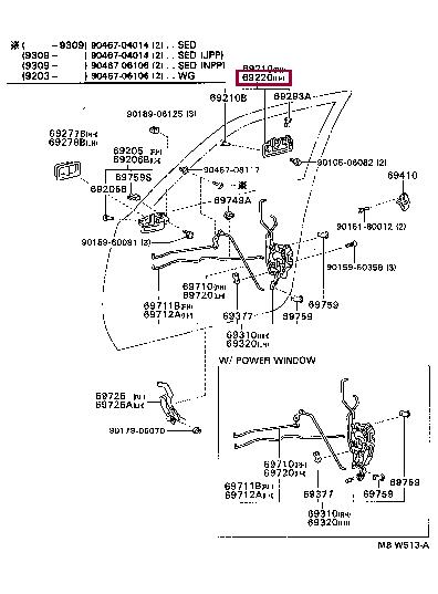 6922032091G2 Toyota Handle-assist