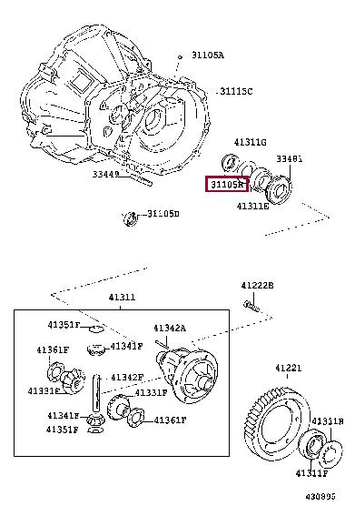 Toyota 90311-35062 Seal 9031135062