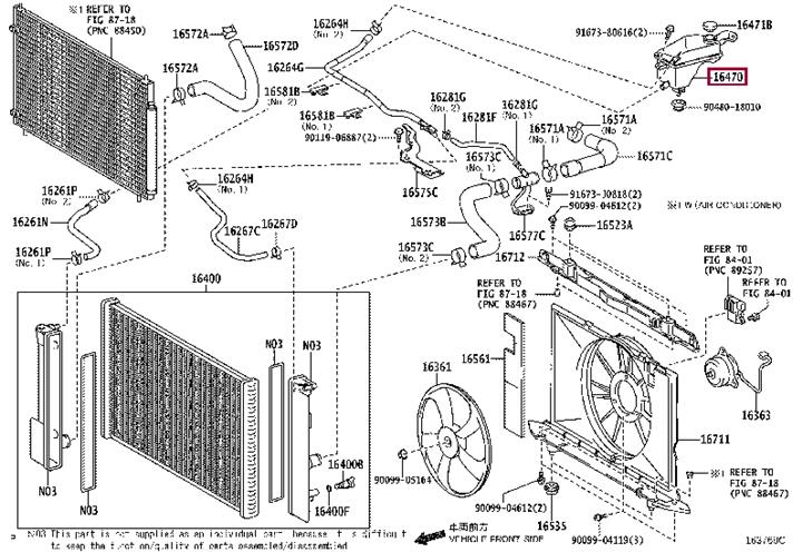 1648022080 Toyota Tank assy, radiator reserve