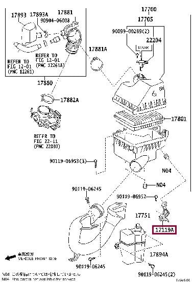 1711928070 Toyota Holder, dryer