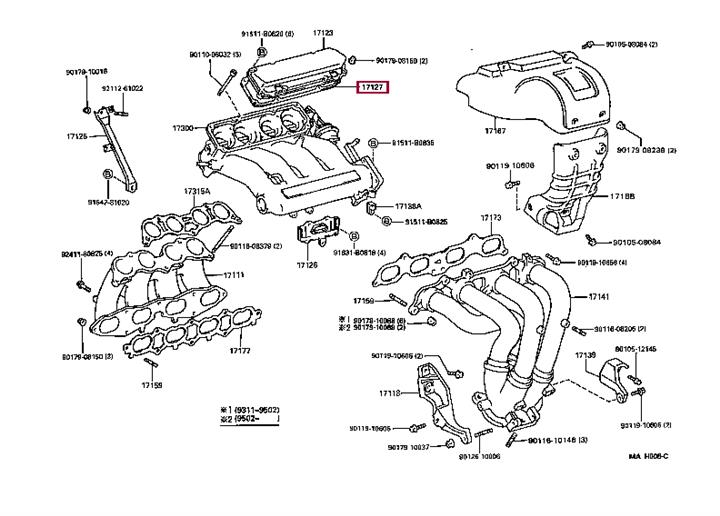 1712788460 Toyota Gasket