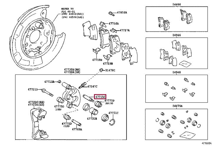 Toyota 47715-33020 Bolt 4771533020