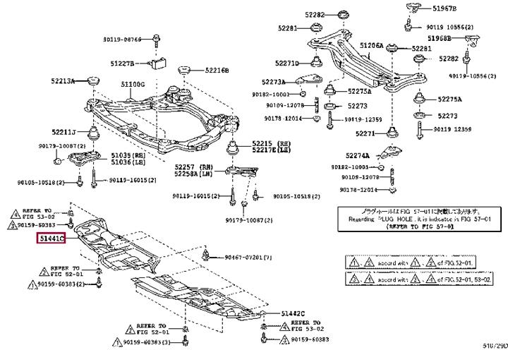 5144133040 Toyota Engine protection