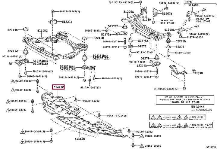 5144133110 Toyota Engine protection