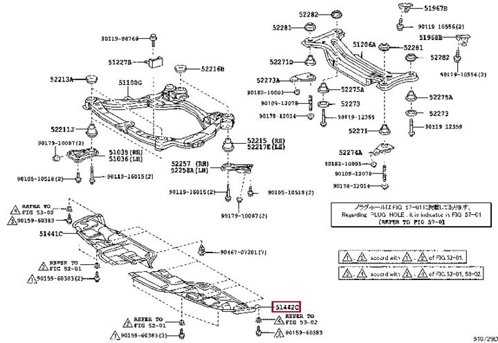 5144233040 Toyota Engine protection