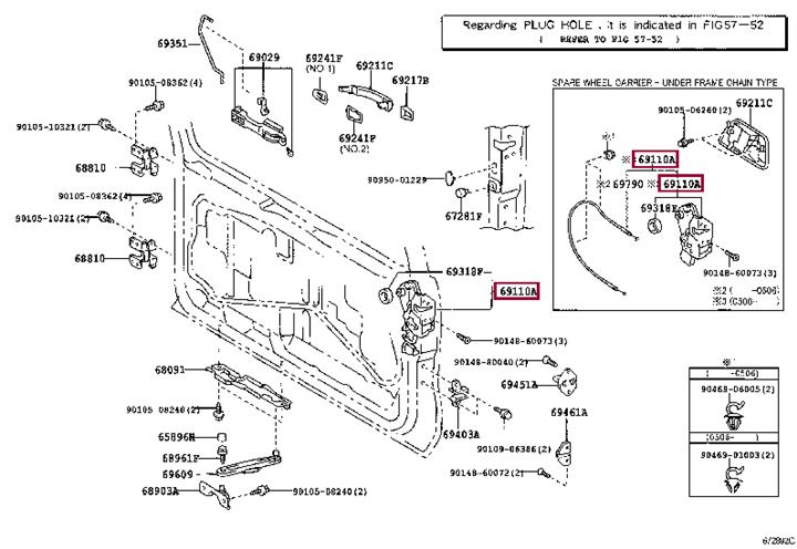 6911060202 Toyota Door lock