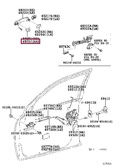 6924160050 Toyota Auto part