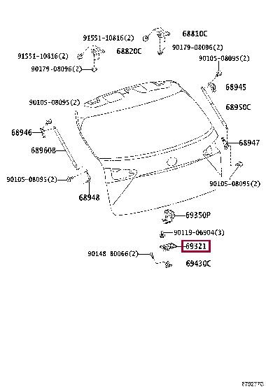 6932178020 Toyota Panel
