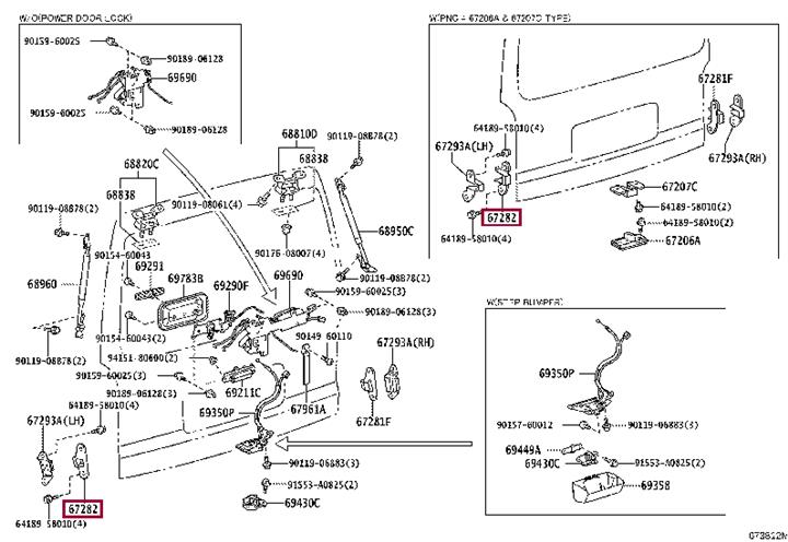 6940426010 Toyota STOPPER SUB-ASSY,