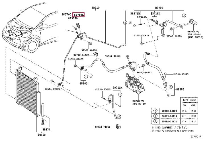 Toyota 88719-33020 Sensor 8871933020 8871933020 Toyota Sensor