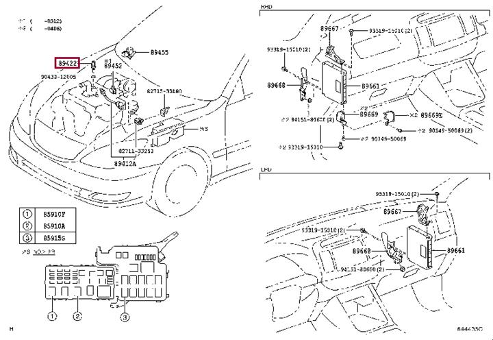 Toyota 89422-33020 Coolant temperature sensor 8942233020 8942233020 Toyota Coolant temperature sensor