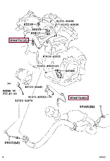 Toyota 89467-42080 Lambda sensor 8946742080