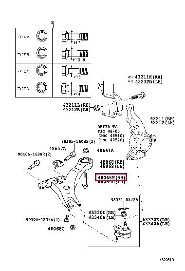 Toyota 90119-14146 Bolt 9011914146 9011914146 Toyota Bolt