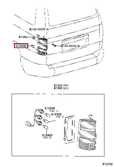 9046709077 Toyota Clip