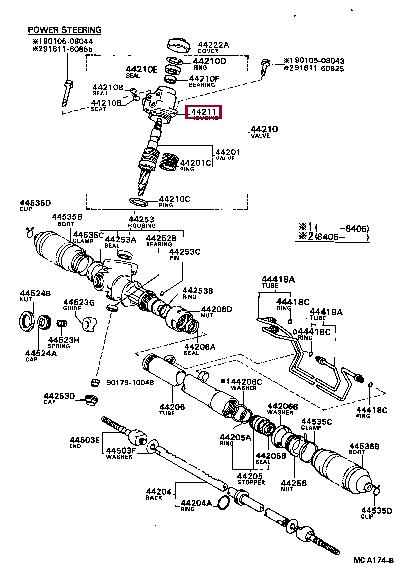 9056033003 Toyota Steering rack oil seal