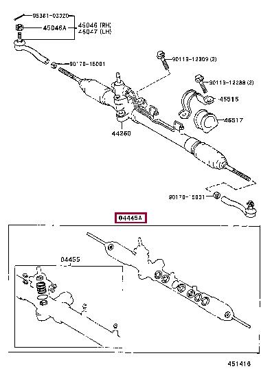 0444520170 Toyota Auto part