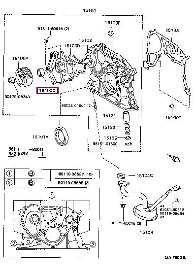 Buy Toyota 1516574020 – good price at EXIST.AE!