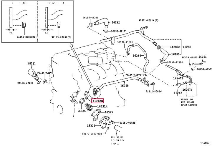 1625875010 Toyota Profiled gasket