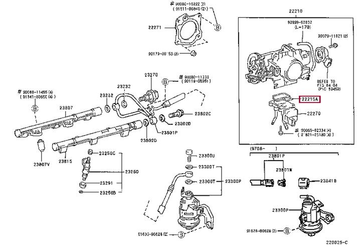 2221520010 Toyota Profiled gasket
