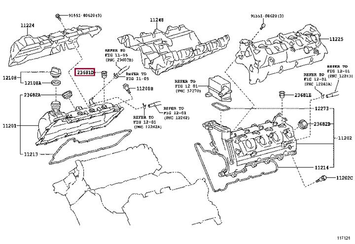 2368151010 Toyota Oil seal