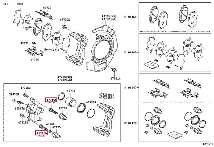 Buy Toyota 47715-33050 at a low price in United Arab Emirates!