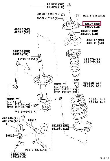Buy Toyota 48609-48040 at a low price in United Arab Emirates!