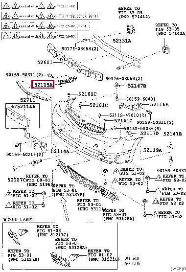 Buy Toyota 52115-47010 at a low price in United Arab Emirates!