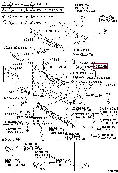 Buy Toyota 52116-47010 at a low price in United Arab Emirates!