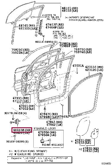 6861060101 Toyota Auto part